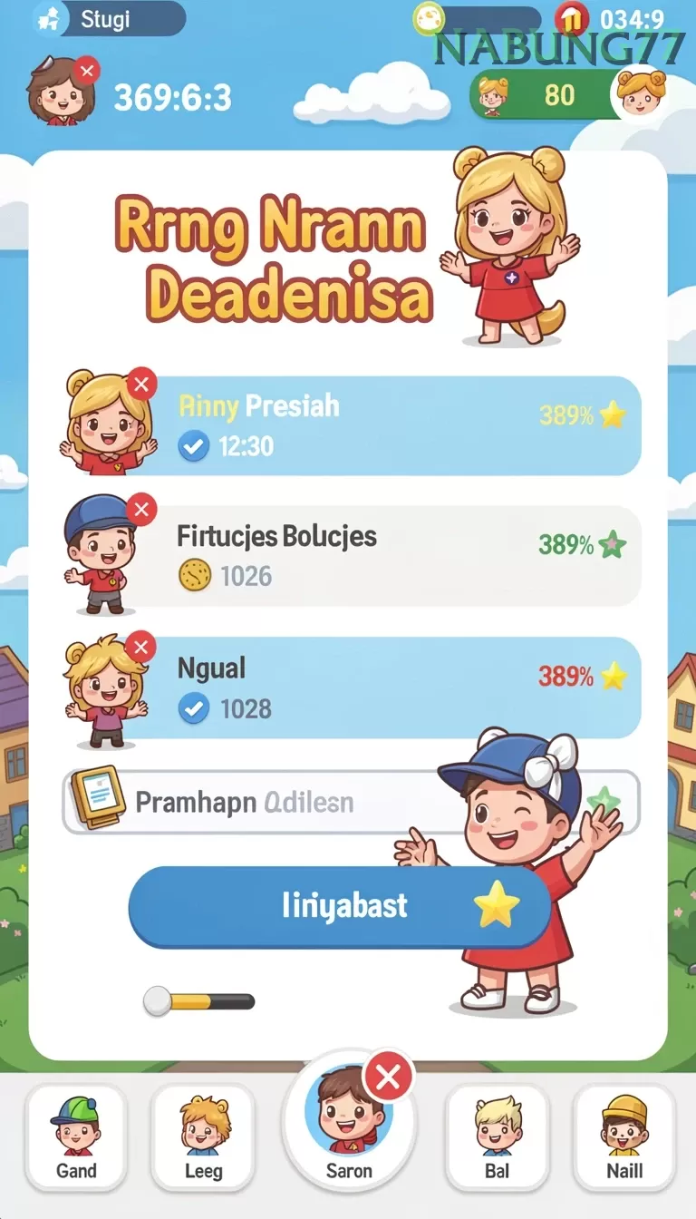 Cuplikan layar OCATOTO — aktivitas