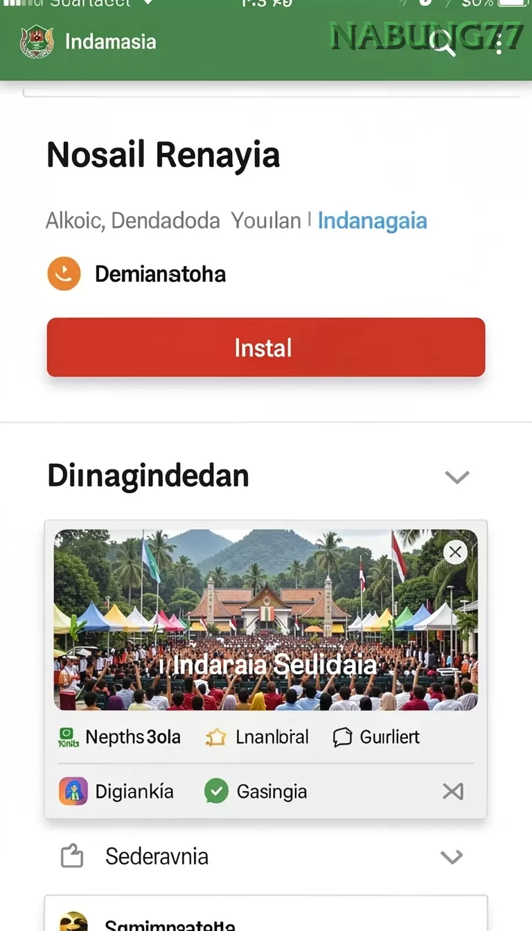 Cuplikan layar BEWOKWIN — menu navigasi